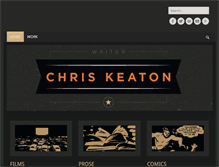 Tablet Screenshot of chris-keaton.com